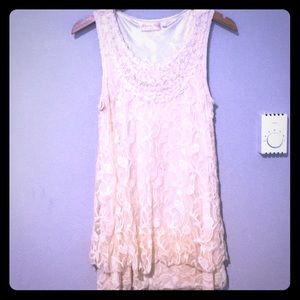 Little lace ivory dress